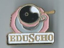 Placchette & Badge: EDUSCHO Pin - Kaffeetasse – Usato da Zürich venduto da t24_de