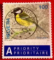 Nr.1237 mit VollStempel Amriswil Kohlmeise 2007 