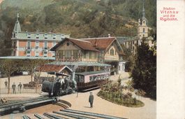 Vitznau (LU) Station Rigi Bahn Bahnhof