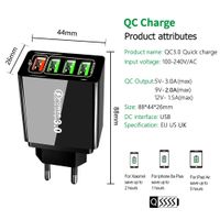 Schnellladegerät, 4 Port, Chargeur rapide, 4 ports