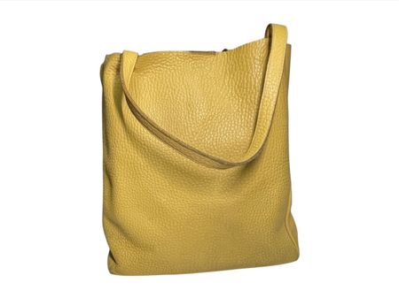 Gelbe Ledertasche von GEMMINA MIA – Made in UK