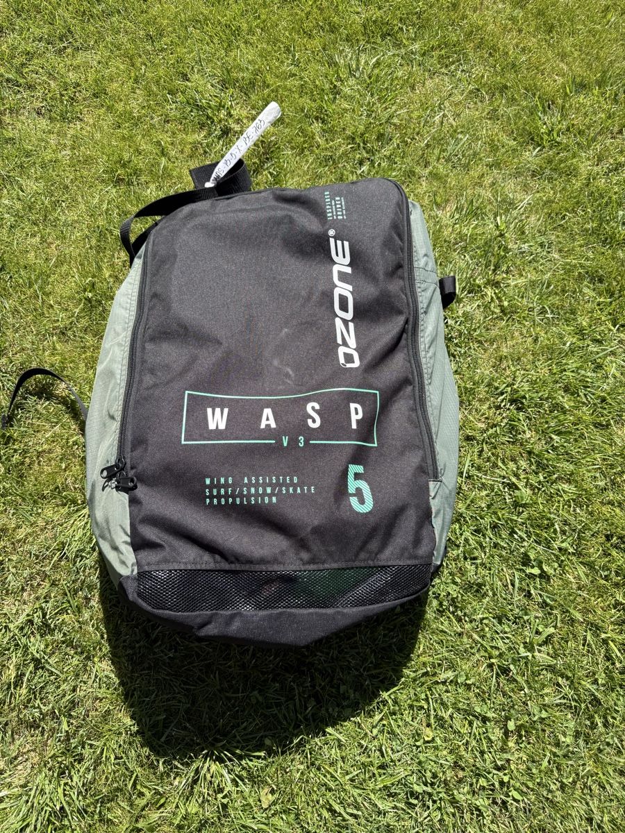 Ozone Surf: Wing Ozone Wasp V3 5m2 – Usato da Volketswil venduto da mu123321 5