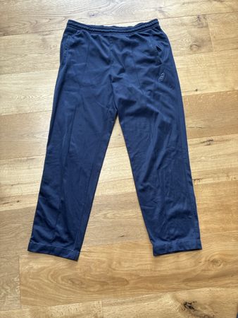 Asics Navy Tracksuit Trainerhosen, Grösse M/L