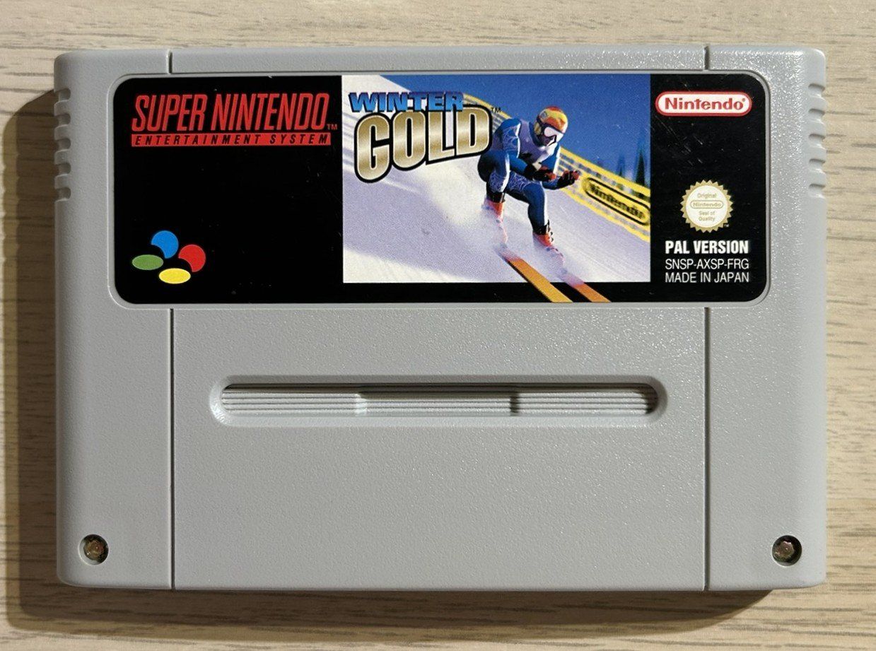 Nintendo Giochi: Winter Gold Super Nintendo SNES – Usato da St. Gallen venduto da Alpine.Arcade
