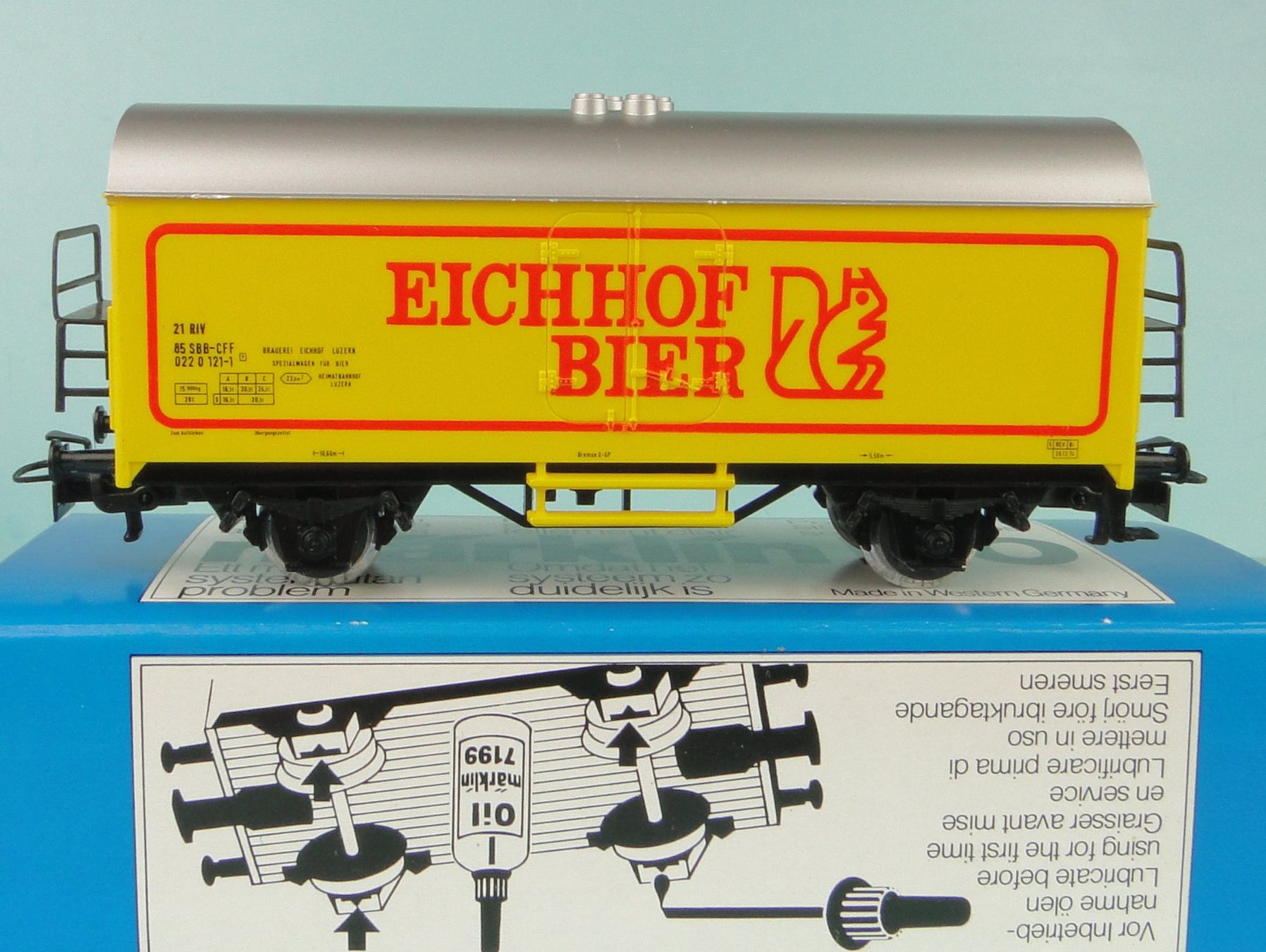 Märklin Modellini di ferrovie: Märklin 4420 DB Eichhof Bier, neuwertig – Usato da Bülach venduto da cann11 2