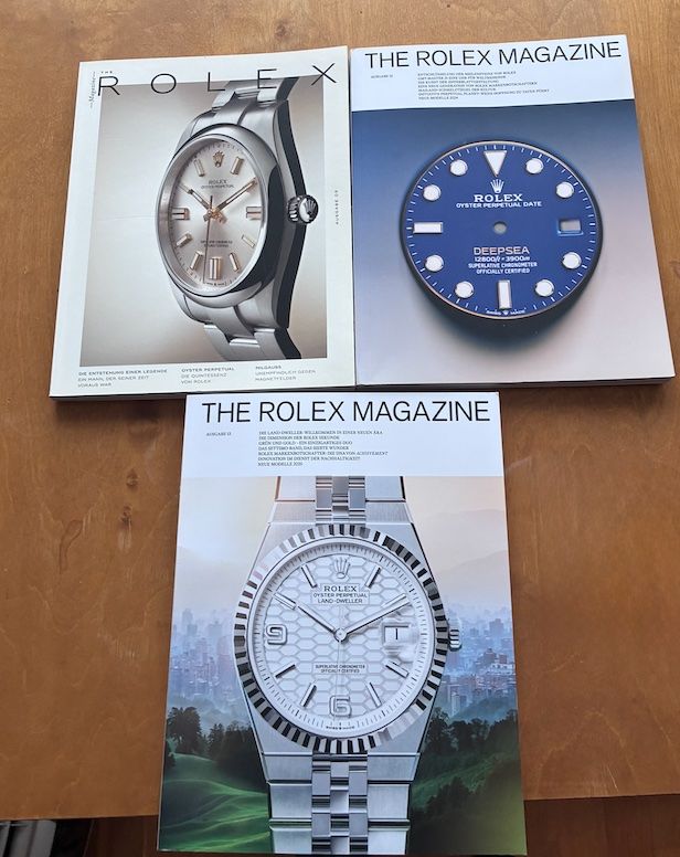 Zeitschriften & Magazine: 3 Rolex-Magazine – Gebraucht aus Baden von Goldbaum