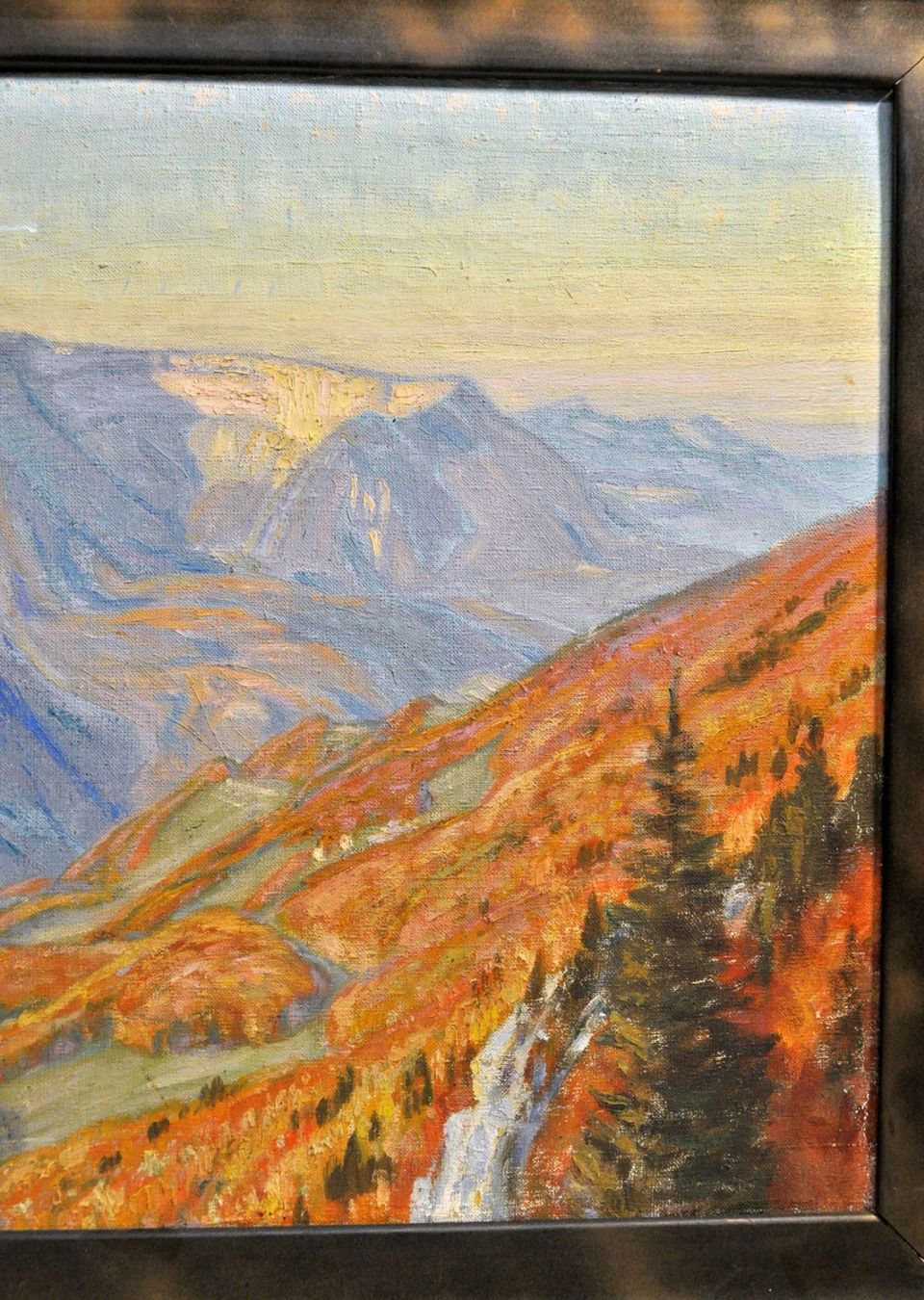 Dipinti: Tableau signé Jacques Mathey "Creux-du-Van" 1932 – Usato da Neuchâtel venduto da Neuchatel 5