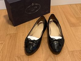 Prada Ballerinas, 41, Nappa Leder, Schwarz