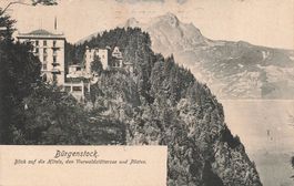 Bürgenstock (NW) Hotels dem Felsenplateau Vierwaldstättersee