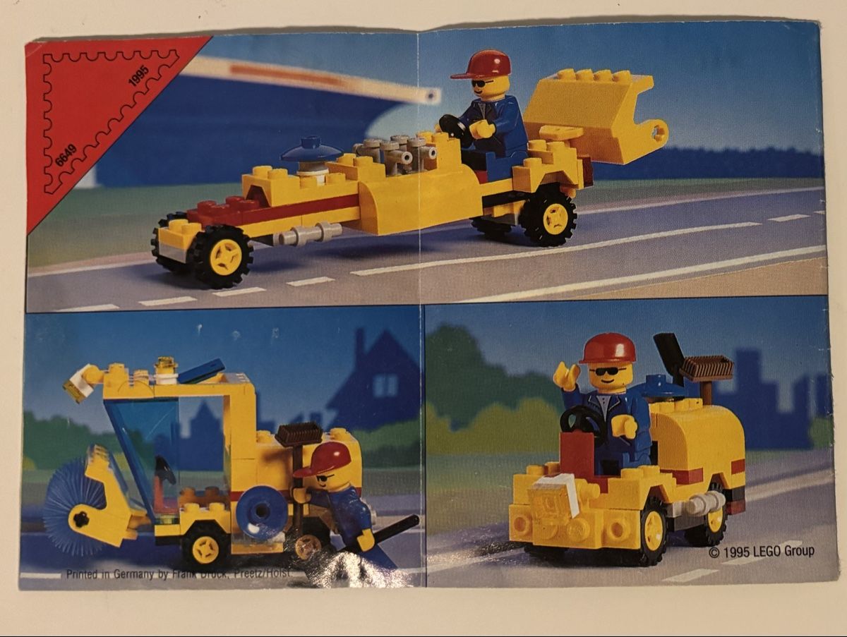Lego Kit di costruzioni: Lego 6649 Strassenkehrer 1995 – Usato da Tübach venduto da jonborn 1