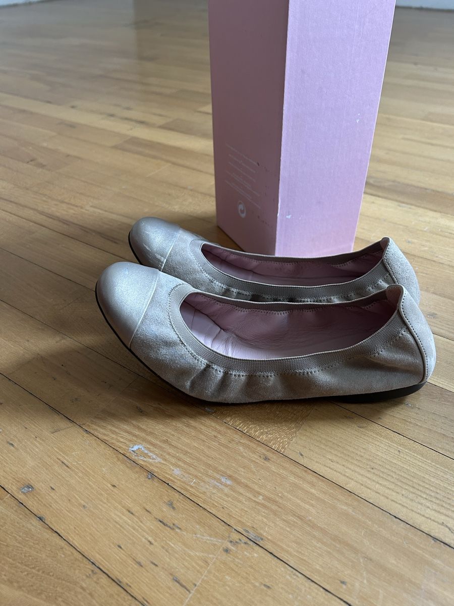 Damenschuhe: Pretty Ballerinas, Beige/Silber, Gr. 40 – Neu (gemäss Beschreibung) aus Zollikon von alessandra2m 4