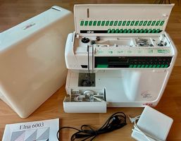Elna 6003 Nähmaschine "Quilter's Dream" & ganz viel Zubehör