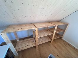 IKEAHolz Regal drei Elemente gebraucht