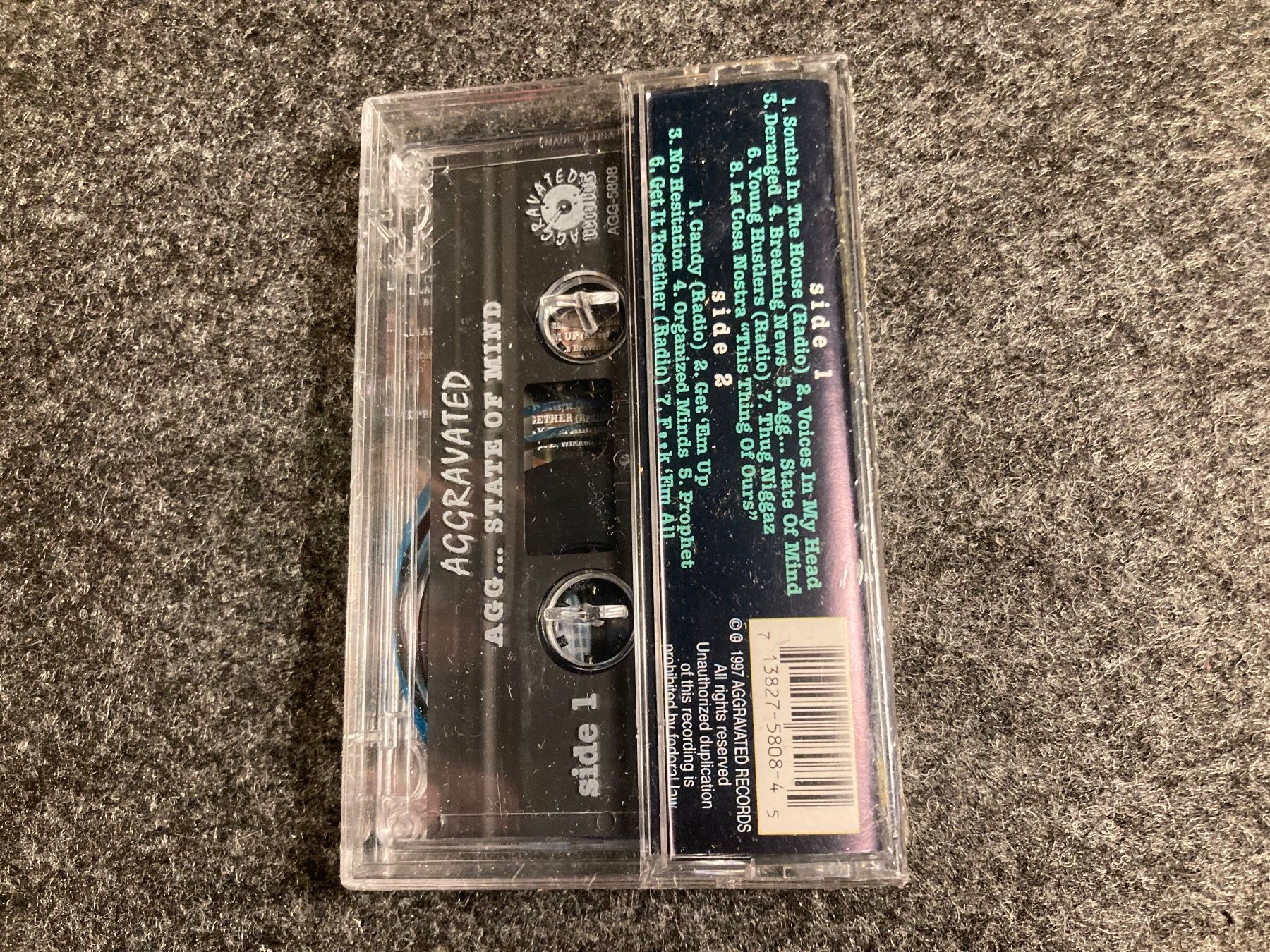 Musicassette: Aggravated - Agg... State Of Mind (MC) – Nuovo e nell'imballaggio originale da Fribourg venduto da Karushi 2