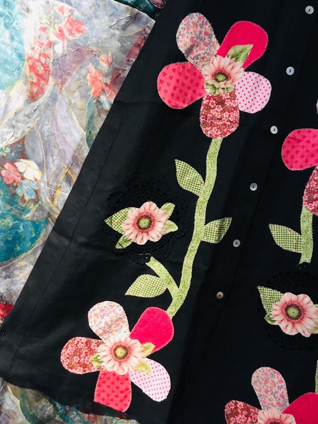 Kleider: Kleid Gr. 44 wunderschöne Stickerei!!! – Neu (gemäss Beschreibung) aus Bellinzona von ModaLugano 7