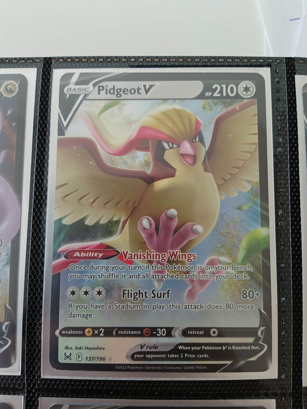 Pokémon Carte collezionabili: Pidgeot V - Pokemon Englisch – Usato da Altstätten SG venduto da GGsGameshop