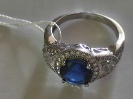 Bague en Argent 925 avec des zircons cubiques