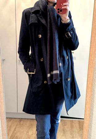 StreetOne Trenchcoat Gr. 40, Dunkelblau