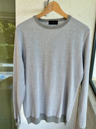 Pulli ZANONE Gr 48 Hellgrau Slowear