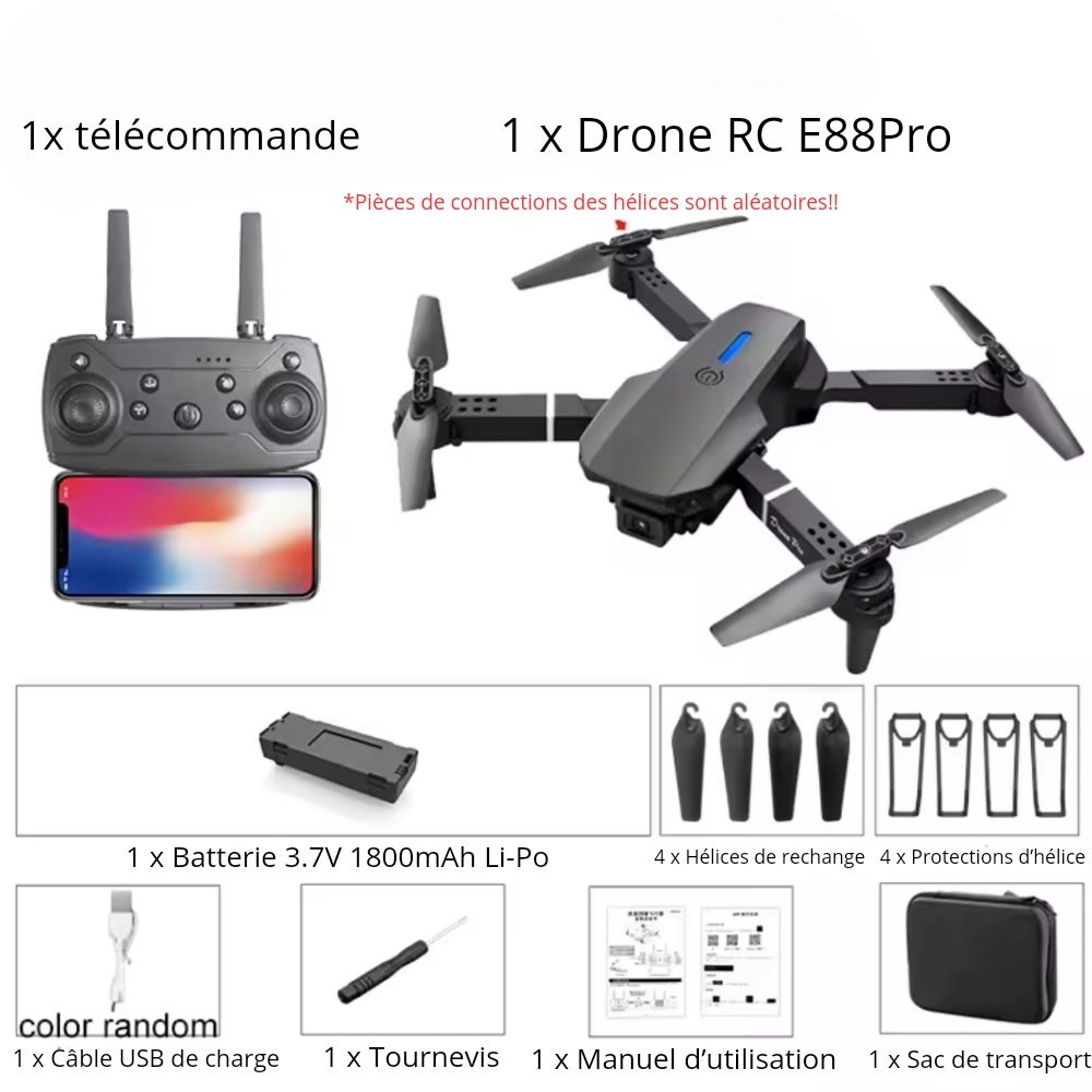 Modellismo RC: Drone 4K Pro Double Caméra | Profi-Drohne mit Dualkamera – Nuovo e nell'imballaggio originale da Villars-sur-Glâne venduto da Danger_Mod 5
