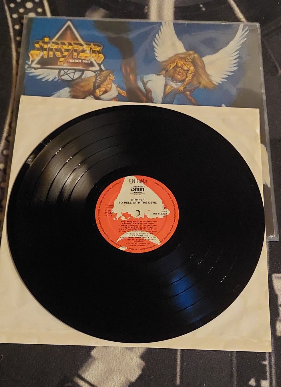 Vinyles: STRYPER: To hell with the devil LP(1986) hardrock – D'occasion à NENDELN par Vinylandmote 3