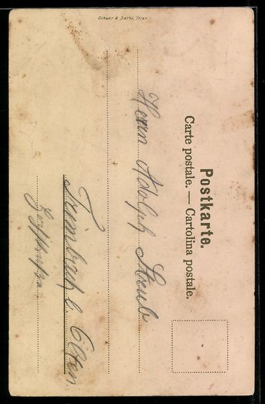 Cartoline postali: Litho Basel, Münster, Lilien, Passepart – Usato da Berlin venduto da bartko-reher 1