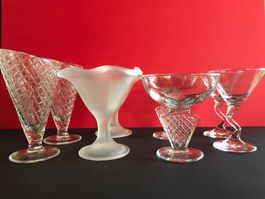 Coupeglas Coupegläser Eisbecher Dessertglas Cremeglas 8 Stk