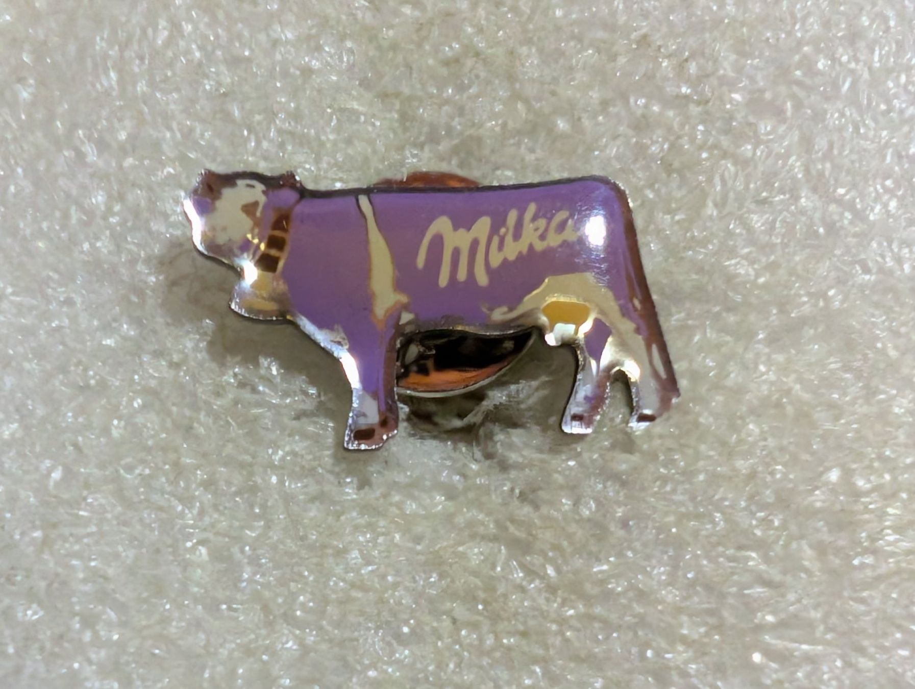 Placchette & Badge: Ansteckpin 208: Milka Kuh – Usato da Oppligen venduto da Pin-Fall-Shop