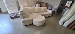 Sofa Echtem Leder guter Zustand