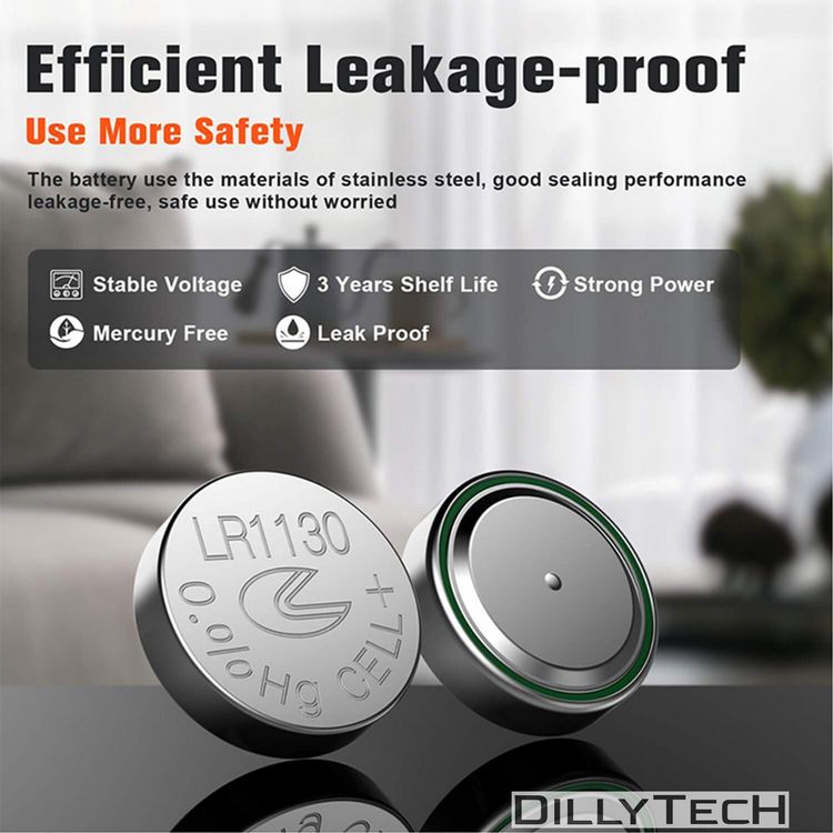 Caricatori & Batterie: PKCELL AG10, LR54, 389 Knopfzellenbatterie - 50 Stk. – Nuovo e nell'imballaggio originale da Erlenbach ZH venduto da dillytech.ch 6