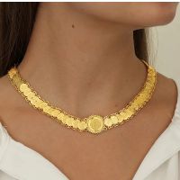 Orientalische Damen Halskette 18K vergoldet – Statement