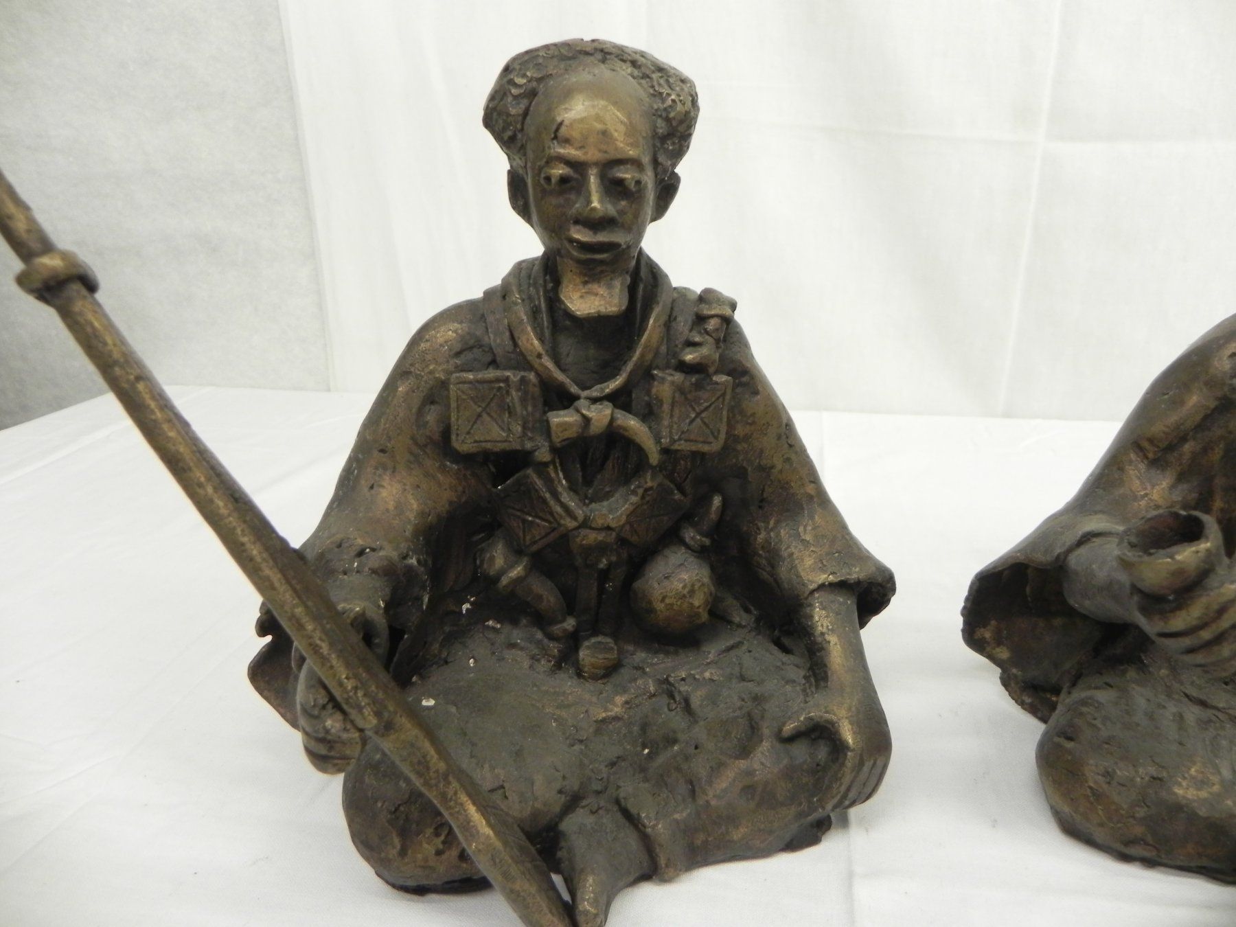Statuette: 2 Bronze Figuren Tuareg – Usato da Basel venduto da sellout007 2