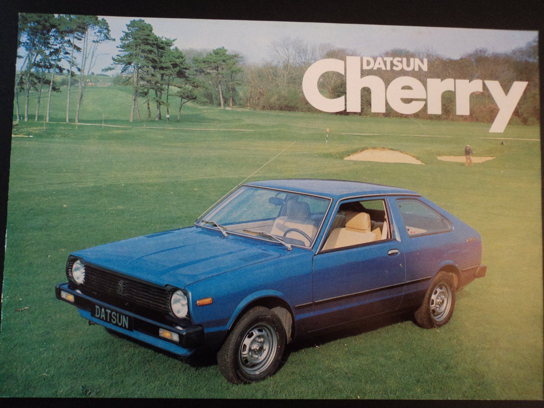 Datsun Documenti: Prospekt Datsun Cherry 1979 Coupé Hatchback Kombi – Usato da Schwarzenburg venduto da modelCARama 1