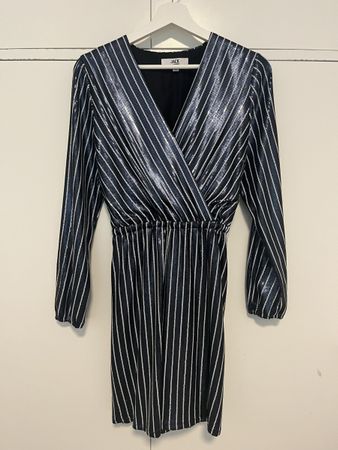Short Dress with Sequins - Size M