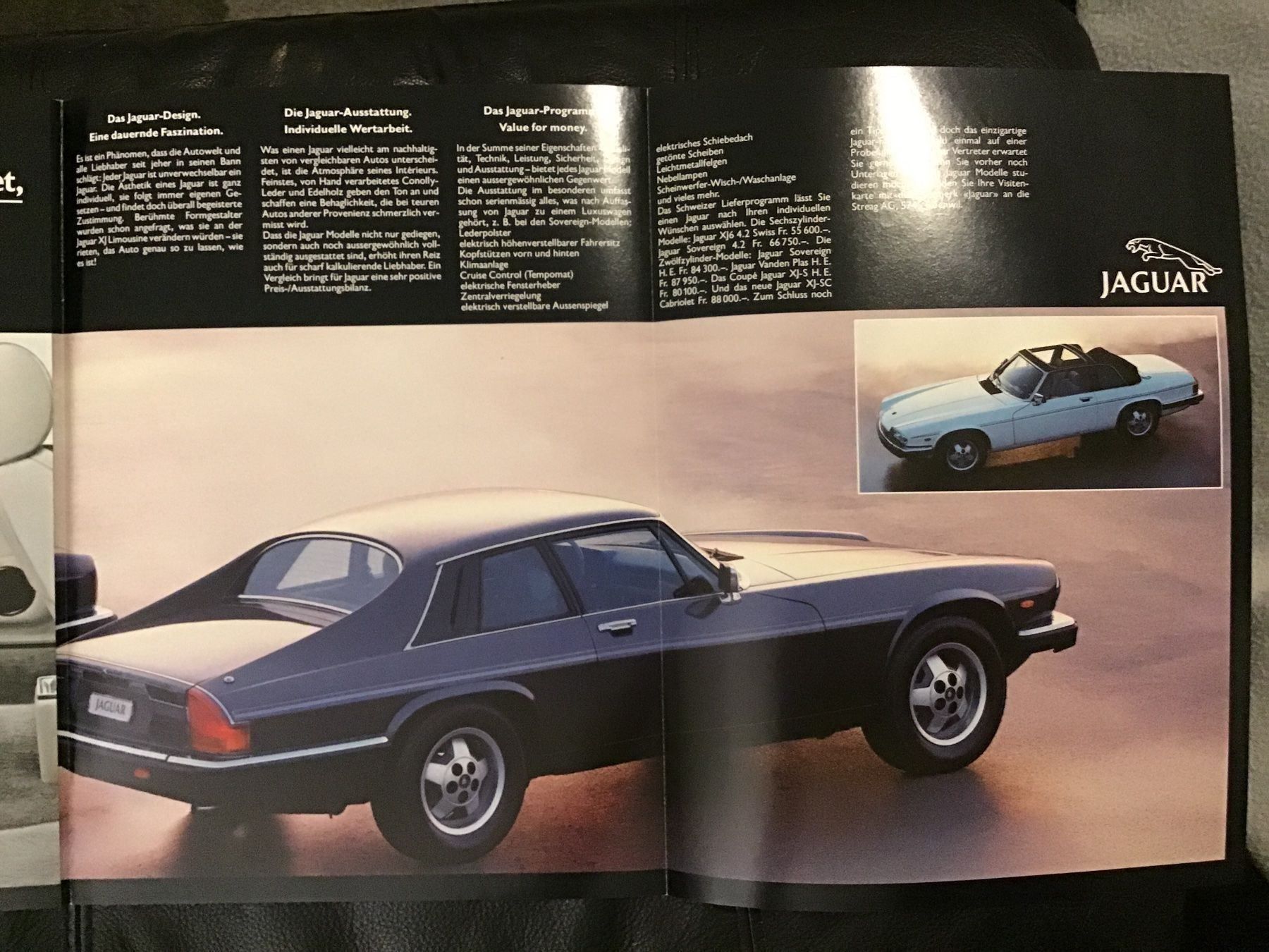 Jaguar Documenti: Jaguar Programm Faltprospekt – Usato da Scherzingen venduto da Starseller62 3
