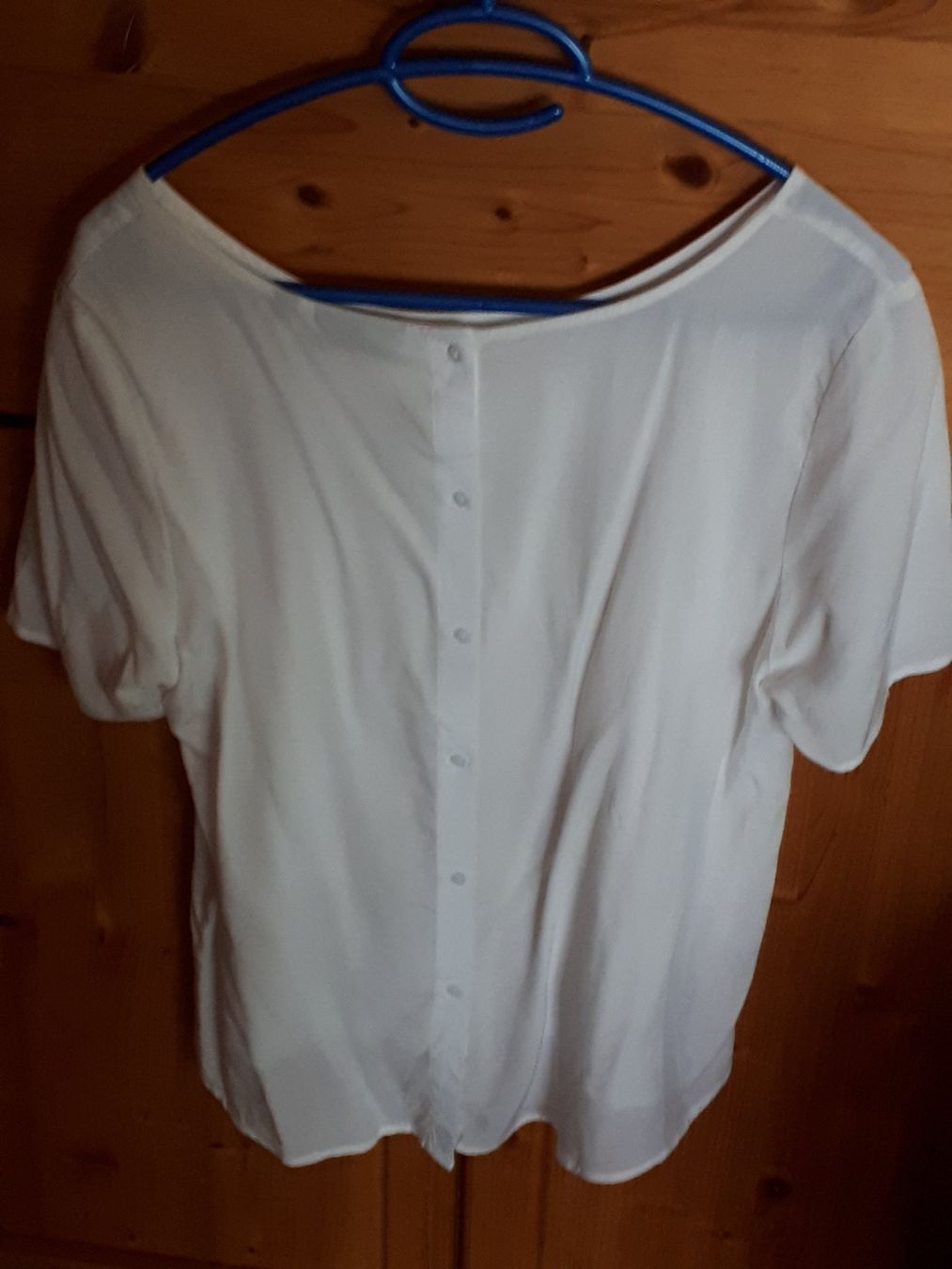 Broadway NYC Fashion Camicette, T-shirt & Top: Broadway weisses Blusentop – Usato da Plagne venduto da Reticulum01 1
