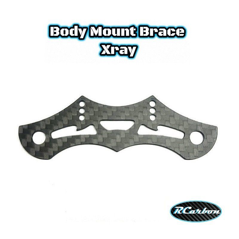 XRay RC Modellbau: Carbon BODY MOUNT BRACE FRONT XRAY – Neu und originalverpackt aus Montagny-Yverdon von Rcarbon.