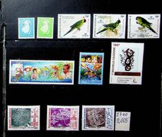 NOUVELLE CALÉDONIE TIMBRES NEUFS 2005.  27.40 EUROS /JT29
