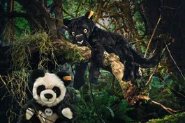 Steiff 084072 / Nero Schlenker-Panther / 40 cm / Neu / OVP