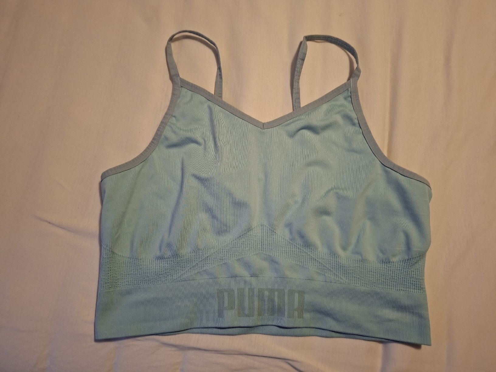 Sonstige Unterwäsche: Puma Sport-BH hellblau leichtes Material.Gebraucht – Gebraucht aus Märstetten von mic_z2n9