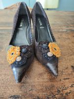 Prada, Kidden Heels; braun, Grösse: 37,5