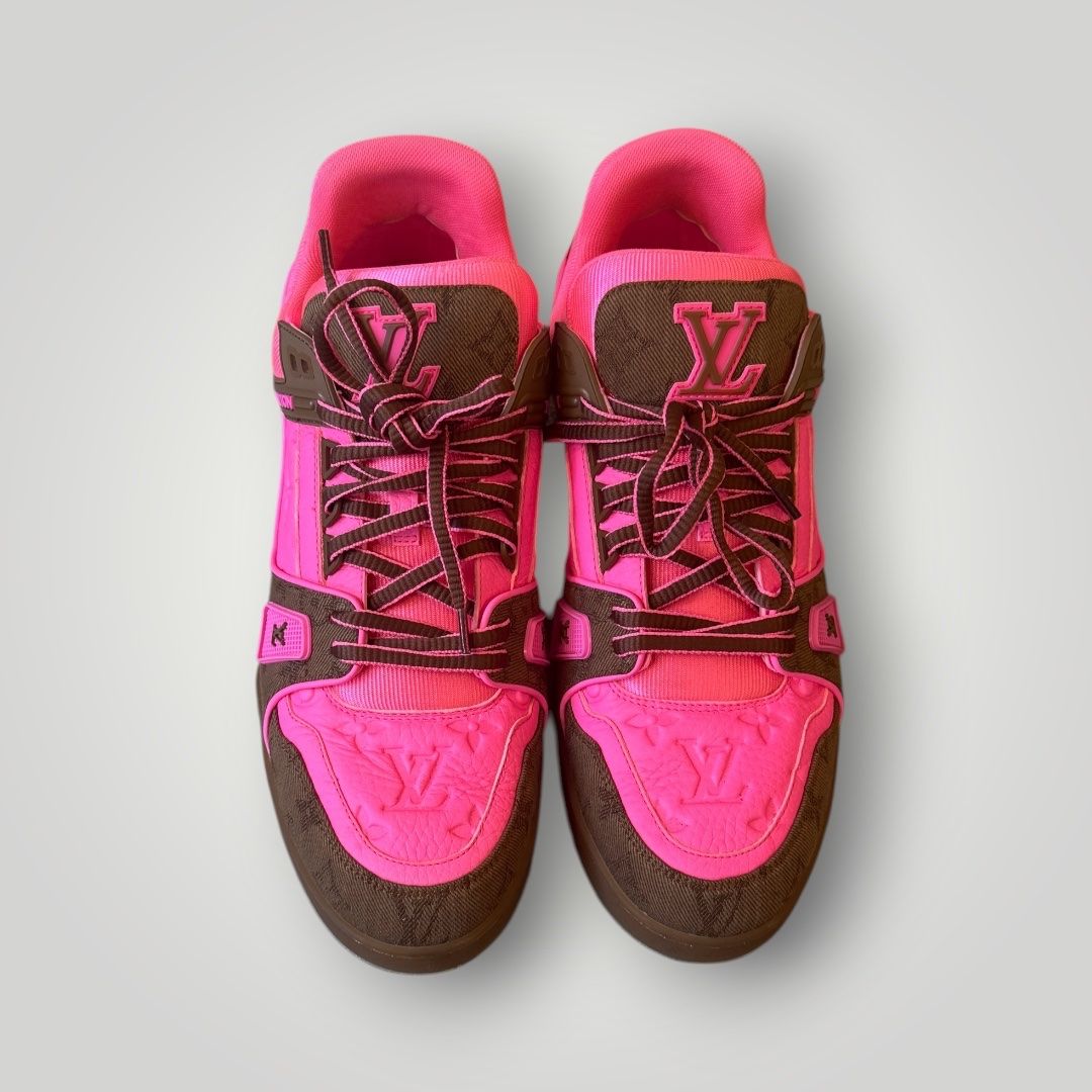 Louis Vuitton Herrenschuhe: Louis Vuitton Sneaker – Rosa / Braun – Neu und originalverpackt aus Lachen SZ von HelvetiaLuxury 5