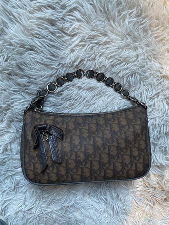 vintage Dior romantique oblique Handtasche