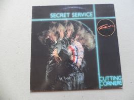 LP Schweden New Wave Pop Band Secret Service 1982 Cutting..