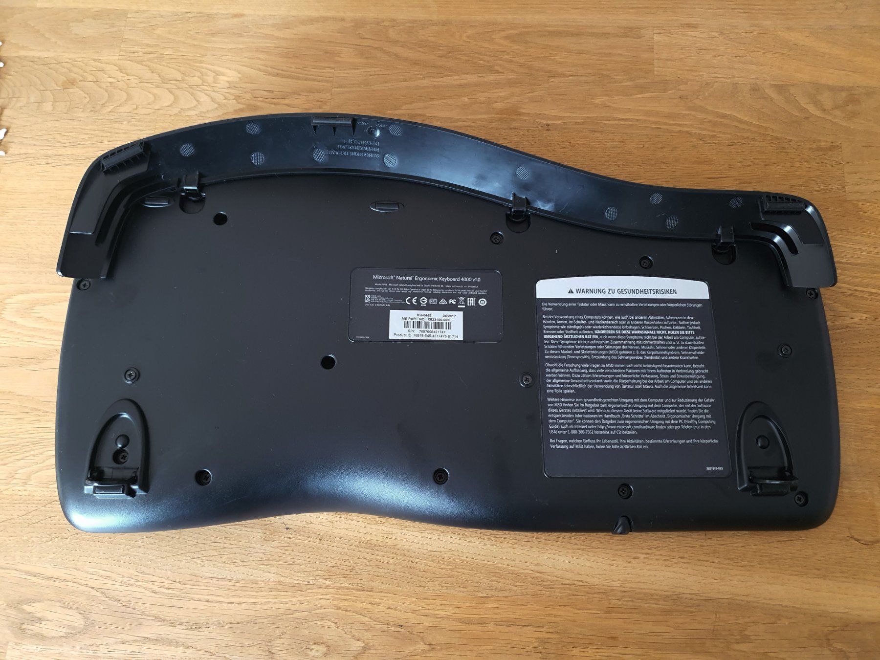 Microsoft Claviers: Microsoft Natural Ergonomic Keyboard 4000 v1.0  DEFEKT!!! – Défectueux à Winterthur par Nooitgedagt 1