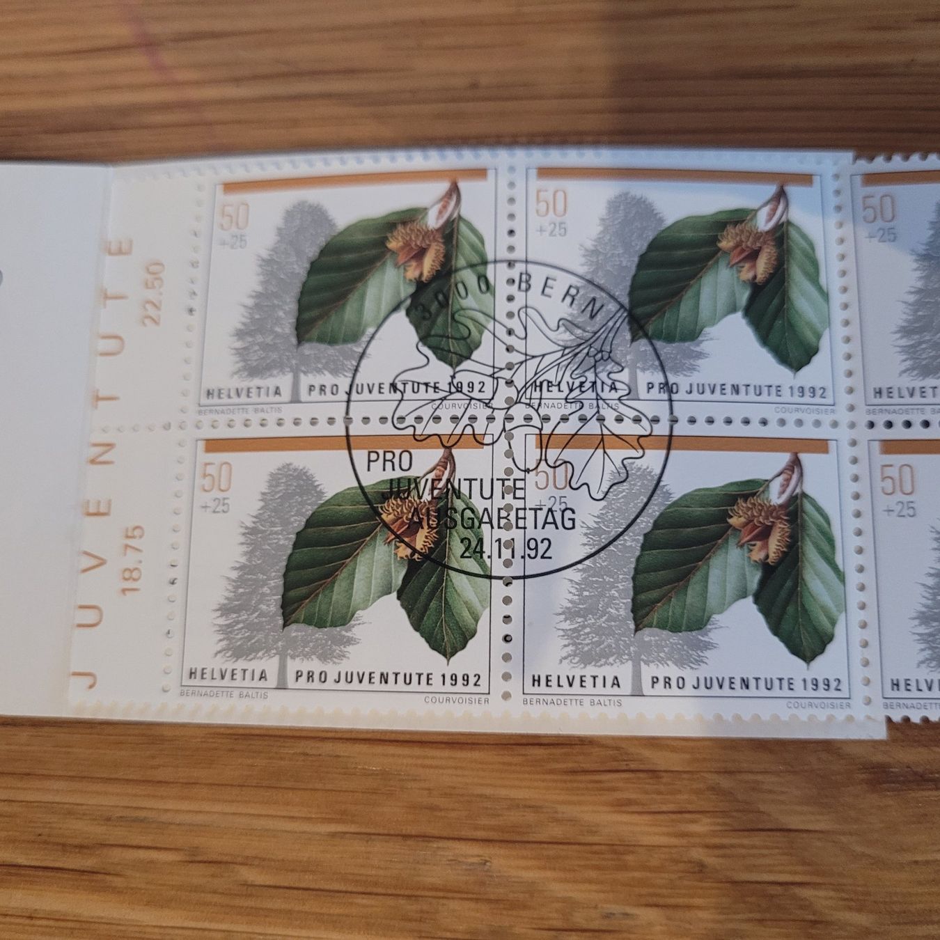 Tutti i francobolli: Markenheftchen Carnet De Timbre Pro Juventute 1992 – Usato da Biel/Bienne venduto da Destockweb 2