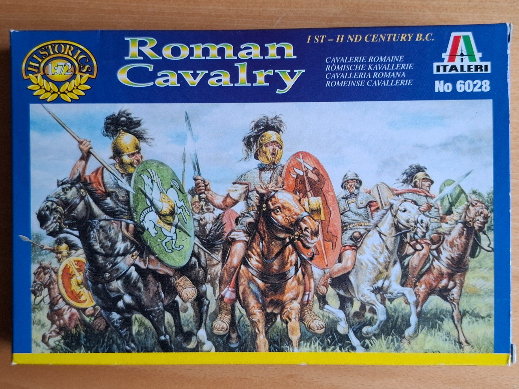 Italeri Kit di modellismo & Modellini statici: Italeri 1/72 Roman Cavalry – Nuovo e nell'imballaggio originale da Diepoldsau venduto da beeteutel