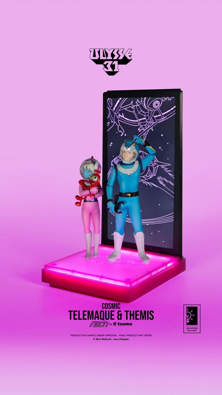 Ulysse 31 Neon 1/9 Telemachus & Themis Cosmic Version 20 cm (Neu und ...