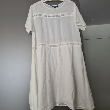 Lang Shirt  Gr. 42/44 weiss