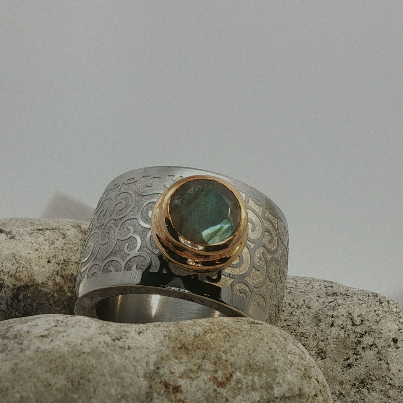 Olga Ribler Anelli: Edelstahl Statement Ring Ringgrösse 62 – Nuovo (secondo la descrizione) da Luzern venduto da Schmuckoutlet 3